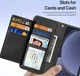 Dux Ducis Lawa Samsung Galaxy S25 Hoesje 2-in-1 Wallet Book Case MagSafe Zwart afbeelding 6