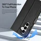 Dux Ducis Lawa Samsung Galaxy S25 Hoesje 2-in-1 Wallet Book Case MagSafe Zwart afbeelding 7