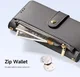 Dux Ducis Lawa Samsung Galaxy S25 Hoesje 2-in-1 Wallet Book Case MagSafe Grijs afbeelding 10