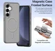 Dux Ducis Lawa Samsung Galaxy S25 Hoesje 2-in-1 Wallet Book Case MagSafe Grijs afbeelding 4