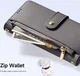 Dux Ducis Lawa Samsung S25 Plus Hoes 2-in-1 Wallet Book Case MagSafe / Qi2 Grijs afbeelding 10
