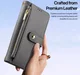 Dux Ducis Lawa Samsung S25 Plus Hoes 2-in-1 Wallet Book Case MagSafe / Qi2 Grijs afbeelding 11