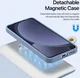 Dux Ducis Lawa Samsung S25 Plus Hoes 2-in-1 Wallet Book Case MagSafe / Qi2 Blauw afbeelding 7