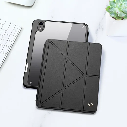 Dux Ducis Magi Apple iPad Mini 6 / 7 Hoes V-Fold Book Case Zwart afbeelding 10
