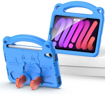 Dux Ducis Panda Apple iPad Mini 6 / 7 Kinder Tablethoes Blauw