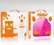 Dux Ducis Panda Apple iPad Mini 6 / 7 Kinder Tablethoes Roze afbeelding 7