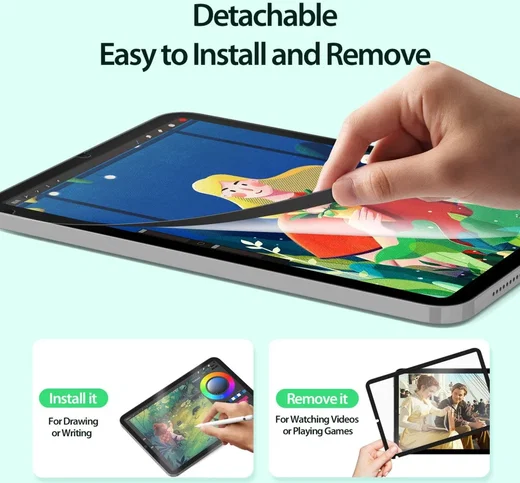 Dux Ducis Naad Paperlike Apple iPad Mini 7 / 6 Screenprotector afbeelding 7