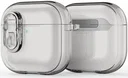 Dux Ducis PECL AirPods 4 Hoesje met Aluminum Haak Transparant Grijs