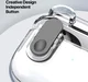 Dux Ducis PECL AirPods 4 Hoesje met Aluminum Haak Transparant Grijs afbeelding 4