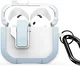 Dux Ducis PECP AirPods 4 Hoesje met Aluminum Haak Wit Blauw afbeelding 2