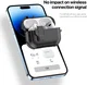 Dux Ducis PECP AirPods 4 Hoesje met Aluminum Haak Wit Blauw afbeelding 6