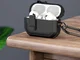 Dux Ducis PECP AirPods 4 Hoesje met Aluminum Haak Wit Blauw afbeelding 8