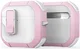Dux Ducis PECP AirPods 4 Hoesje met Aluminum Haak Wit Roze afbeelding 1