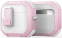 Dux Ducis PECP AirPods 4 Hoesje met Aluminum Haak Wit Roze