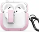 Dux Ducis PECP AirPods 4 Hoesje met Aluminum Haak Wit Roze afbeelding 2