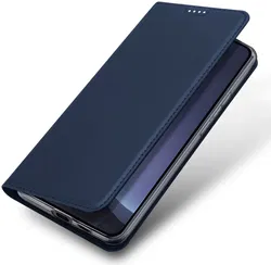 Dux Ducis Skin Pro Samsung Galaxy S25 Hoesje Portemonnee Book Case Blauw afbeelding