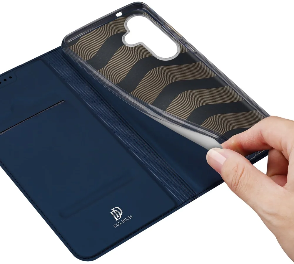 Dux Ducis Skin Pro Samsung Galaxy S25 Hoesje Portemonnee Book Case Blauw afbeelding 6