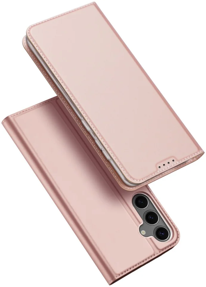 Dux Ducis Skin Pro Samsung Galaxy S25 Hoesje Portemonnee Book Case Roze afbeelding 4