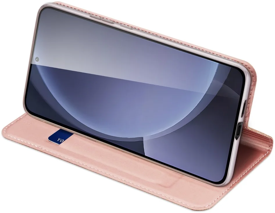 Dux Ducis Skin Pro Samsung Galaxy S25 Hoesje Portemonnee Book Case Roze afbeelding 5