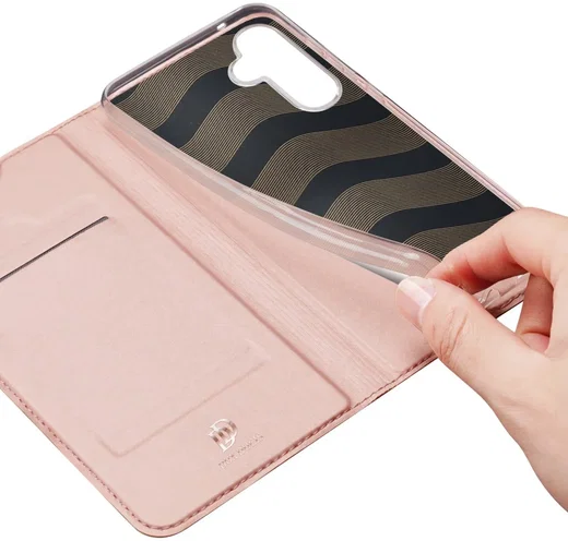 Dux Ducis Skin Pro Samsung Galaxy S25 Hoesje Portemonnee Book Case Roze afbeelding 6