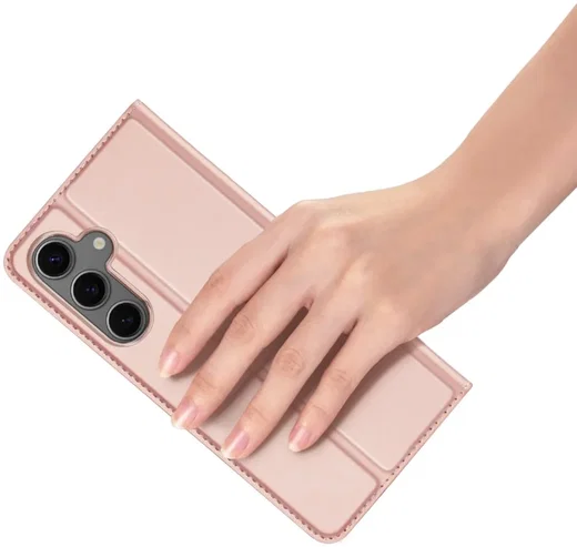 Dux Ducis Skin Pro Samsung Galaxy S25 Hoesje Portemonnee Book Case Roze afbeelding 8