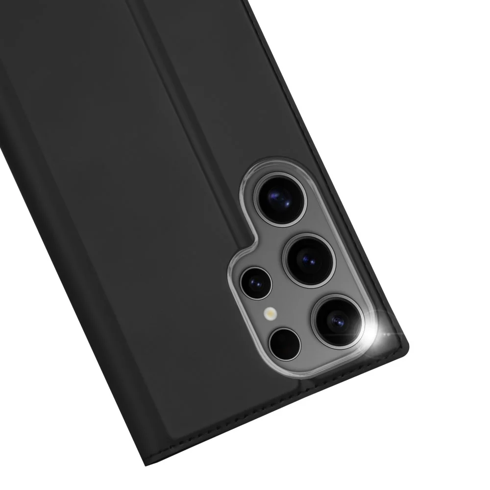 Dux Ducis Skin Pro Samsung Galaxy S25 Ultra Hoesje Portemonnee Book Case Zwart afbeelding 4