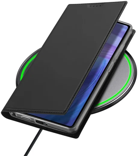 Dux Ducis Skin Pro Samsung Galaxy S25 Ultra Hoesje Portemonnee Book Case Zwart afbeelding 6
