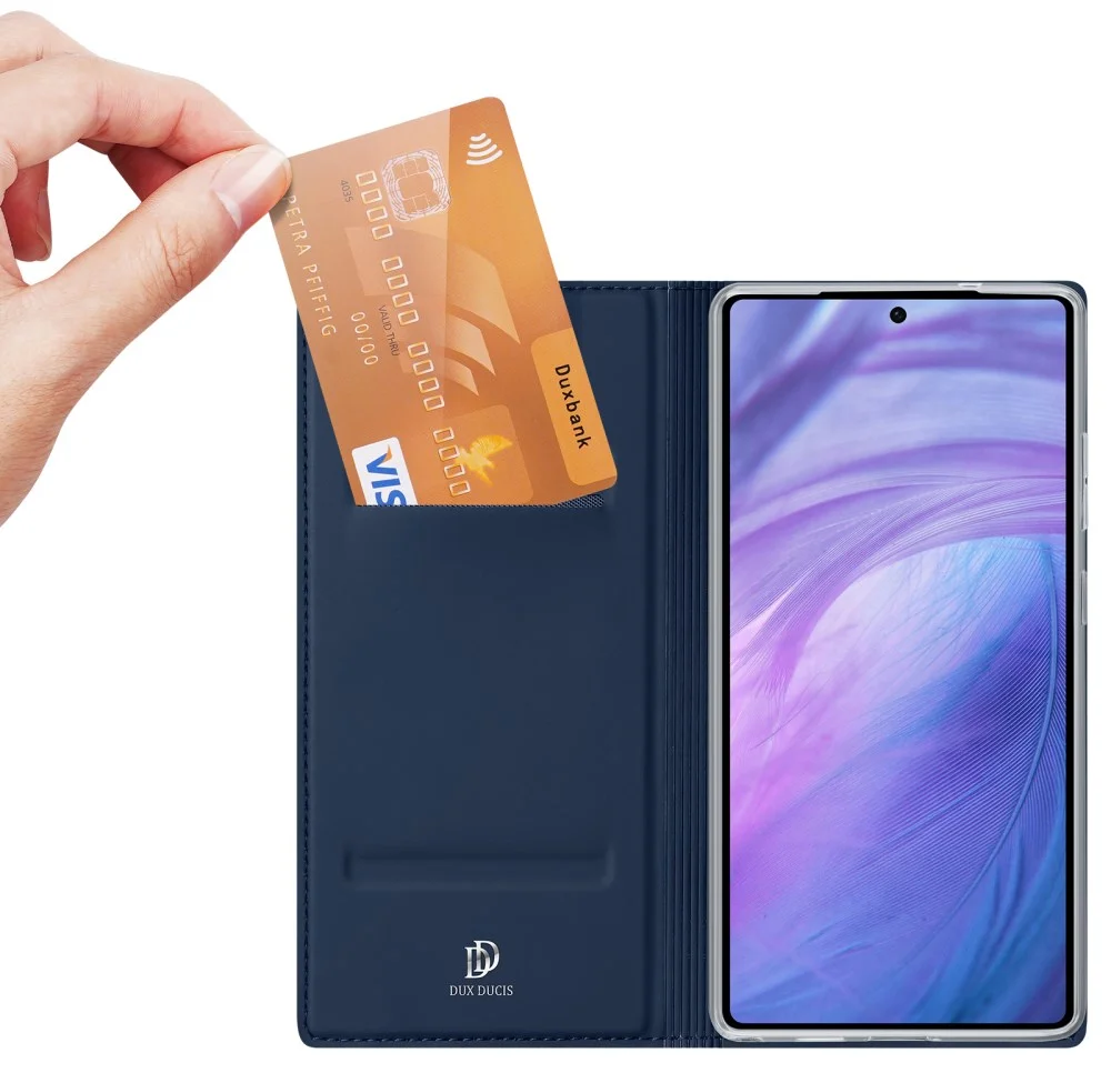 Dux Ducis Skin Pro Samsung Galaxy S25 Ultra Hoesje Portemonnee Book Case Blauw afbeelding 1