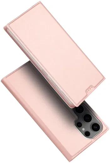 Dux Ducis Skin Pro Samsung Galaxy S25 Ultra Hoesje Portemonnee Book Case Roze afbeelding 2
