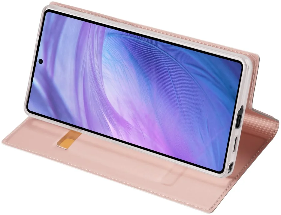 Dux Ducis Skin Pro Samsung Galaxy S25 Ultra Hoesje Portemonnee Book Case Roze afbeelding 5