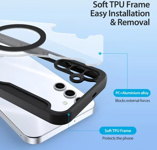 Dux Ducis Skin X Pro Samsung Galaxy S25 Hoesje MagSafe / Qi2 Book Case Zwart afbeelding 7
