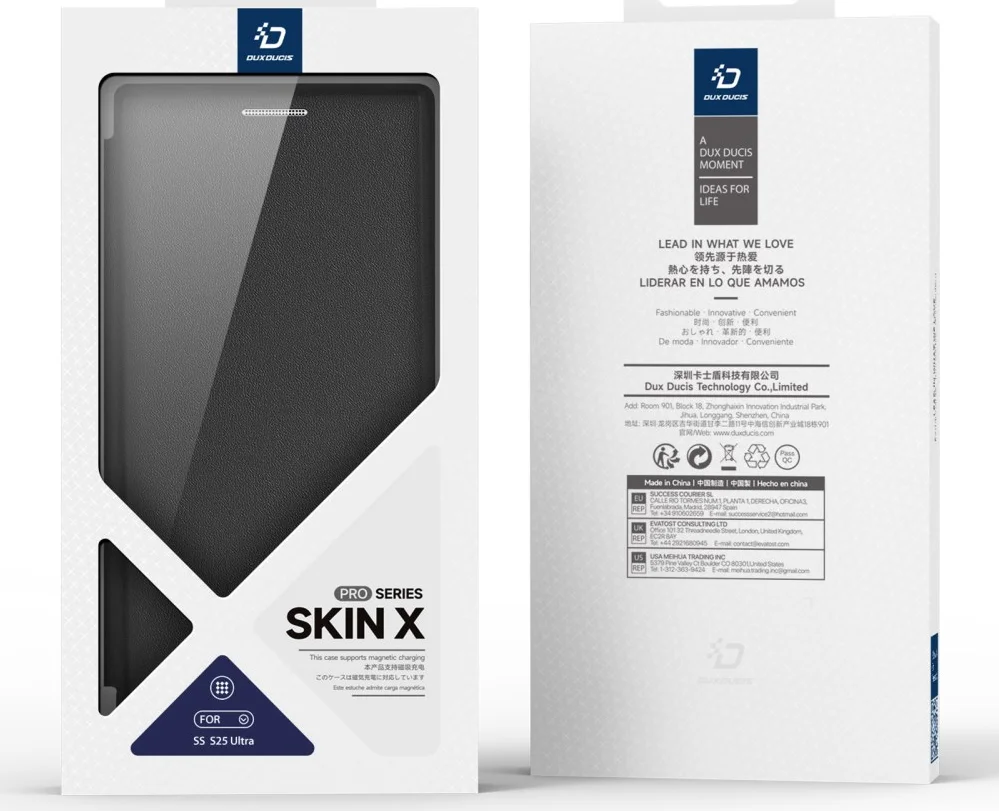 Dux Ducis Skin X Pro Samsung Galaxy S25 Ultra Hoes MagSafe / Qi2 Book Case Zwart afbeelding 11