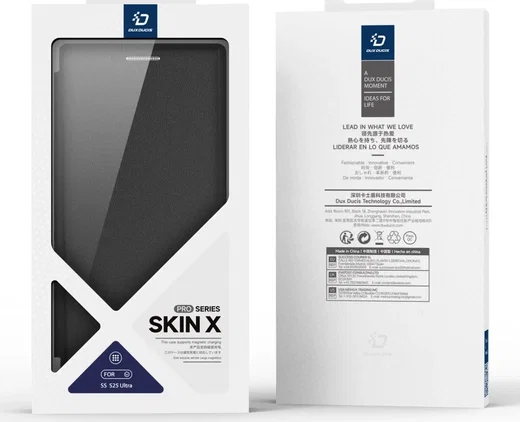 Dux Ducis Skin X Pro Samsung Galaxy S25 Ultra Hoes MagSafe / Qi2 Book Case Zwart afbeelding 11