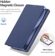 Dux Ducis Skin X Pro Samsung Galaxy S25 Ultra Hoes MagSafe / Qi2 Book Case Blauw afbeelding 6