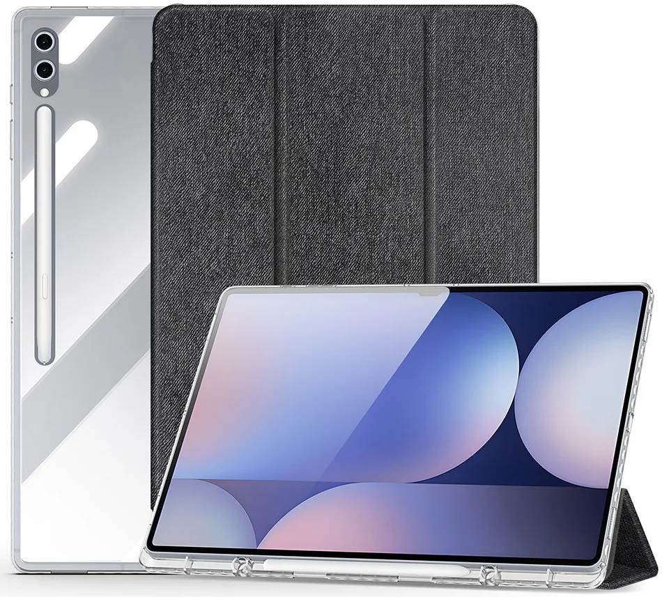 Dux Ducis Unid Samsung Galaxy Tab S10/S9/S8 Ultra Hoes Book Case Zwart afbeelding 1