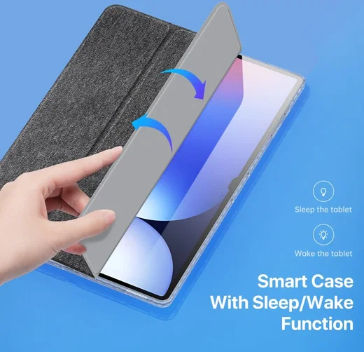 Dux Ducis Unid Samsung Galaxy Tab S10/S9/S8 Ultra Hoes Book Case Zwart afbeelding 3