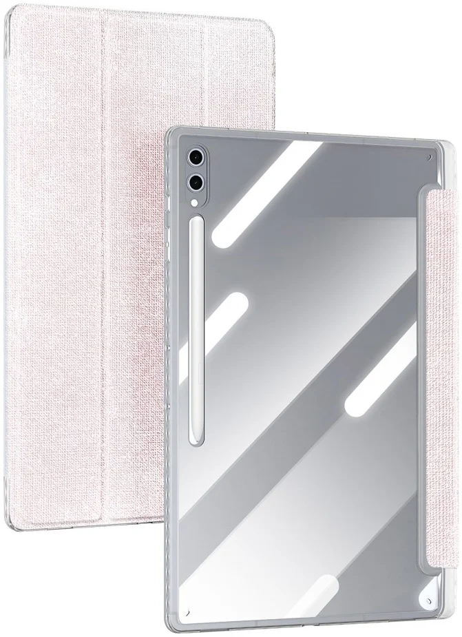 Dux Ducis Unid Samsung Galaxy Tab S10/S9/S8 Ultra Hoes Book Case Roze afbeelding 2