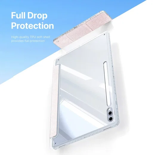 Dux Ducis Unid Samsung Galaxy Tab S10/S9/S8 Ultra Hoes Book Case Roze afbeelding 7