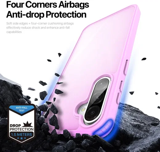 Dux Ducis Yind Samsung Galaxy A36 Hoesje Back Cover Matte Roze afbeelding 3