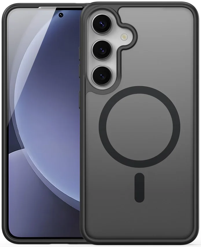 Dux Ducis Yind Samsung Galaxy S25 Hoesje MagSafe / Qi2 Back Cover Zwart afbeelding 1