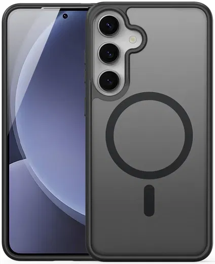 Dux Ducis Yind Samsung Galaxy S25 Hoesje MagSafe / Qi2 Back Cover Zwart afbeelding 1