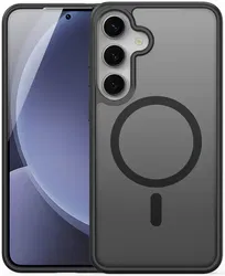 Dux Ducis Yind Samsung Galaxy S25 Hoesje MagSafe / Qi2 Back Cover Zwart afbeelding