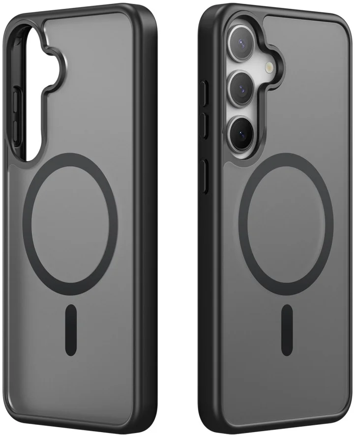 Dux Ducis Yind Samsung Galaxy S25 Hoesje MagSafe / Qi2 Back Cover Zwart afbeelding 2