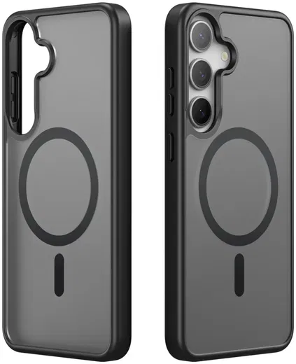 Dux Ducis Yind Samsung Galaxy S25 Hoesje MagSafe / Qi2 Back Cover Zwart afbeelding 2