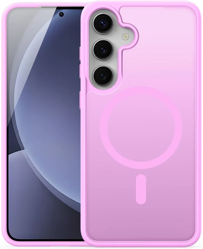 Dux Ducis Yind Samsung Galaxy S25 Plus Hoesje MagSafe / Qi2 Back Cover Roze afbeelding 1