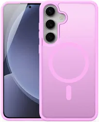 Dux Ducis Yind Samsung Galaxy S25 Plus Hoesje MagSafe / Qi2 Back Cover Roze afbeelding