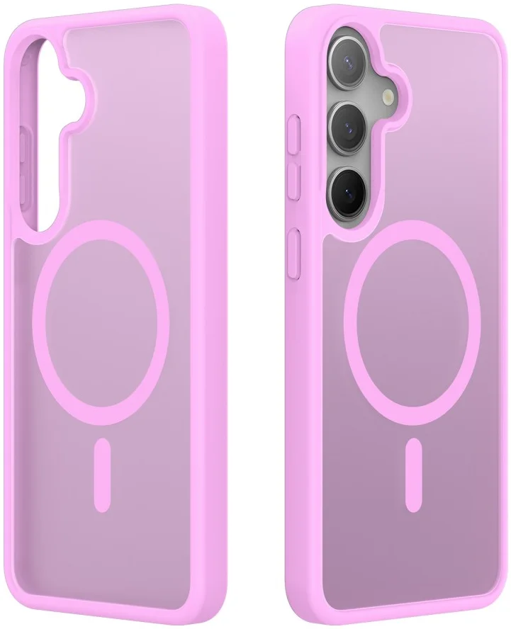 Dux Ducis Yind Samsung Galaxy S25 Plus Hoesje MagSafe / Qi2 Back Cover Roze afbeelding 2