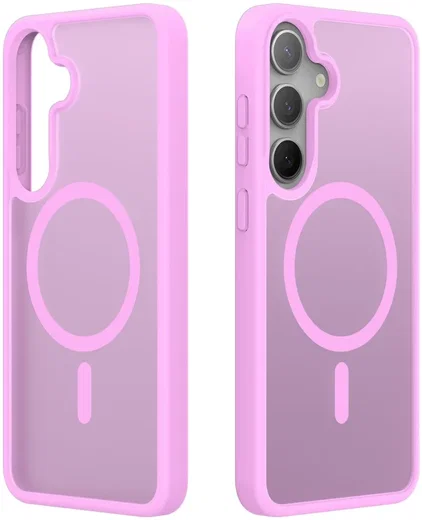 Dux Ducis Yind Samsung Galaxy S25 Plus Hoesje MagSafe / Qi2 Back Cover Roze afbeelding 2