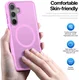 Dux Ducis Yind Samsung Galaxy S25 Plus Hoesje MagSafe / Qi2 Back Cover Roze afbeelding 4