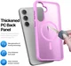 Dux Ducis Yind Samsung Galaxy S25 Plus Hoesje MagSafe / Qi2 Back Cover Roze afbeelding 6
